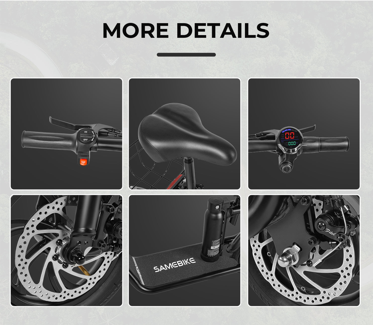 SM-C01 Foldable Electric Scooter With Seat