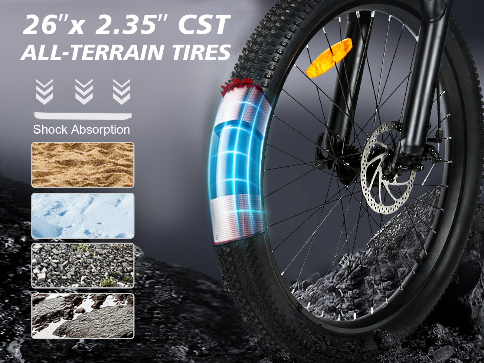 LO26-II-YD hydraulische rem inklapbare elektrische fiets