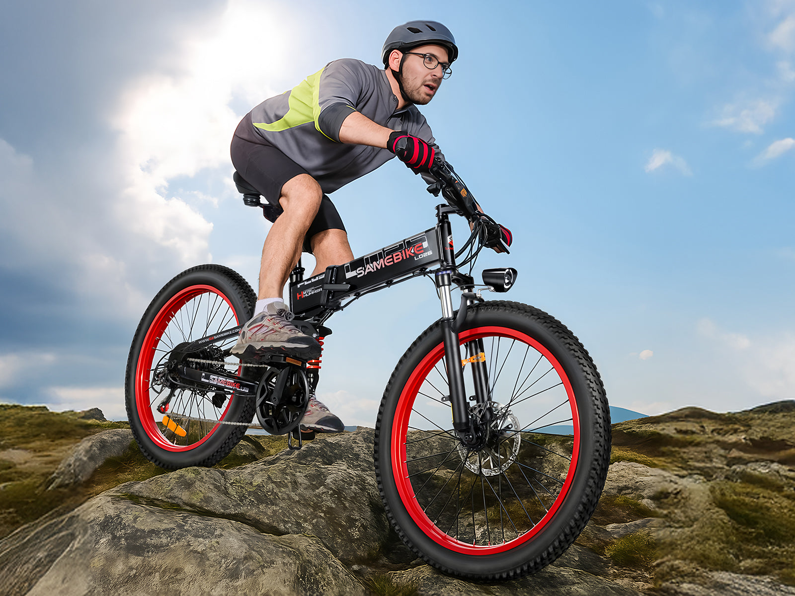 LO26 Plus Fat Tire Opvouwbare Ebike