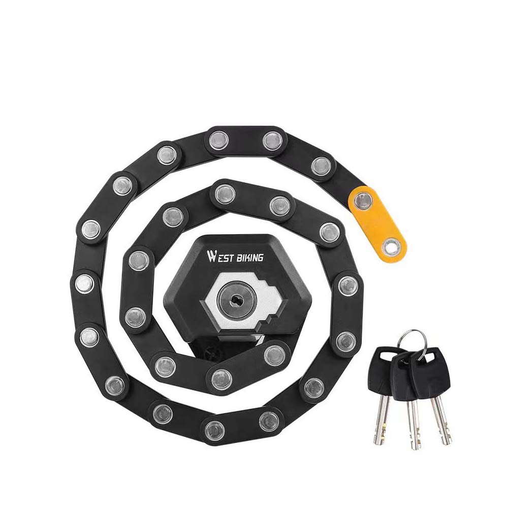 Elektrisk cykel stöldskydd lås vikbar kedjelås stöldskydd bärbar anti-hydraulisk sax