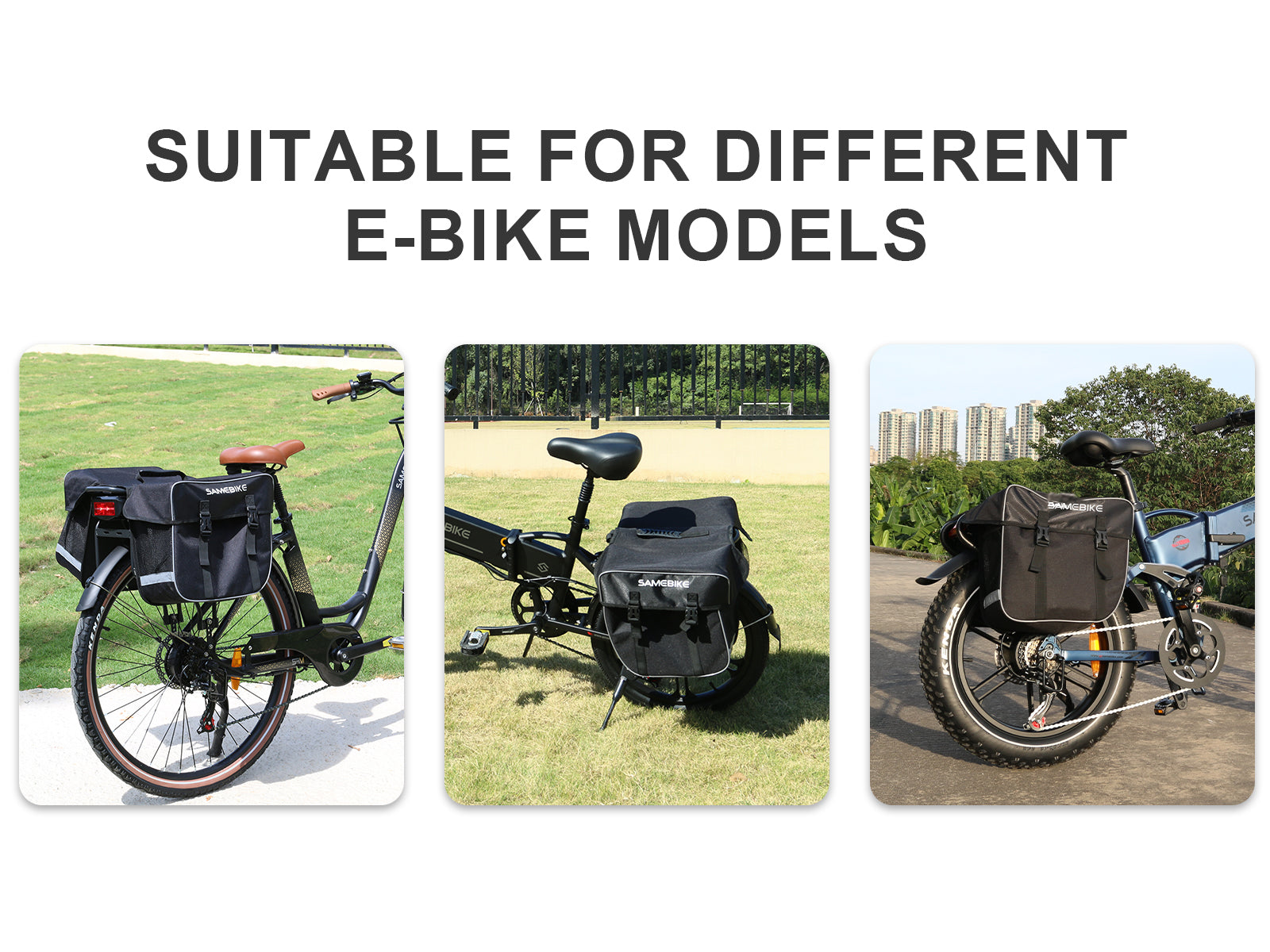 SAMEBIKE cykeltaske til bagage