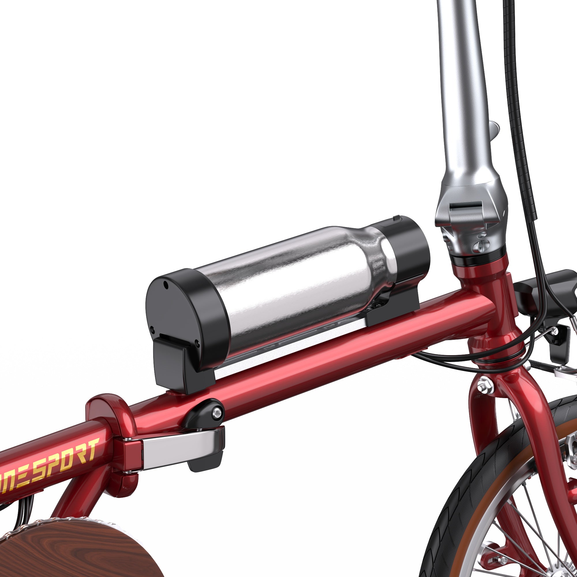 ONESPORT OT02 16" Folding Electric Bike 250W Motor 36V 5.2Ah Battery