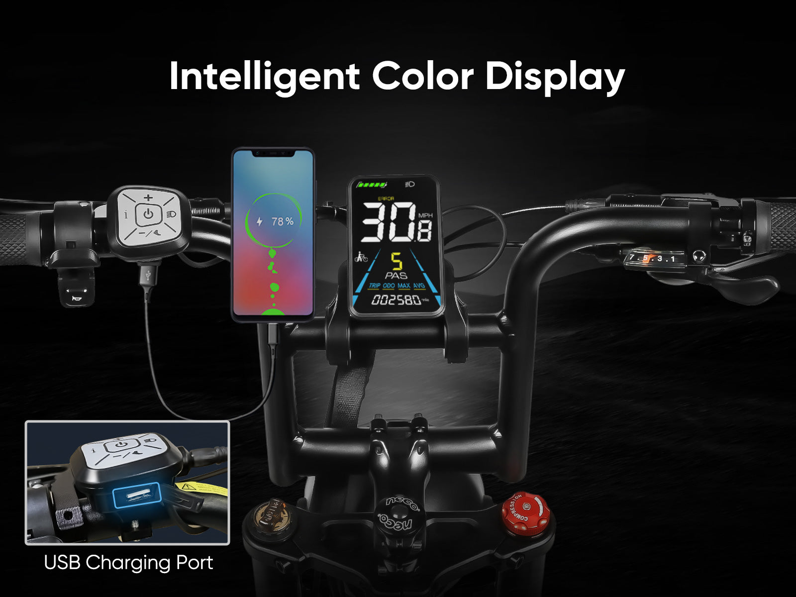 M20 1000W Elektryczny Rower