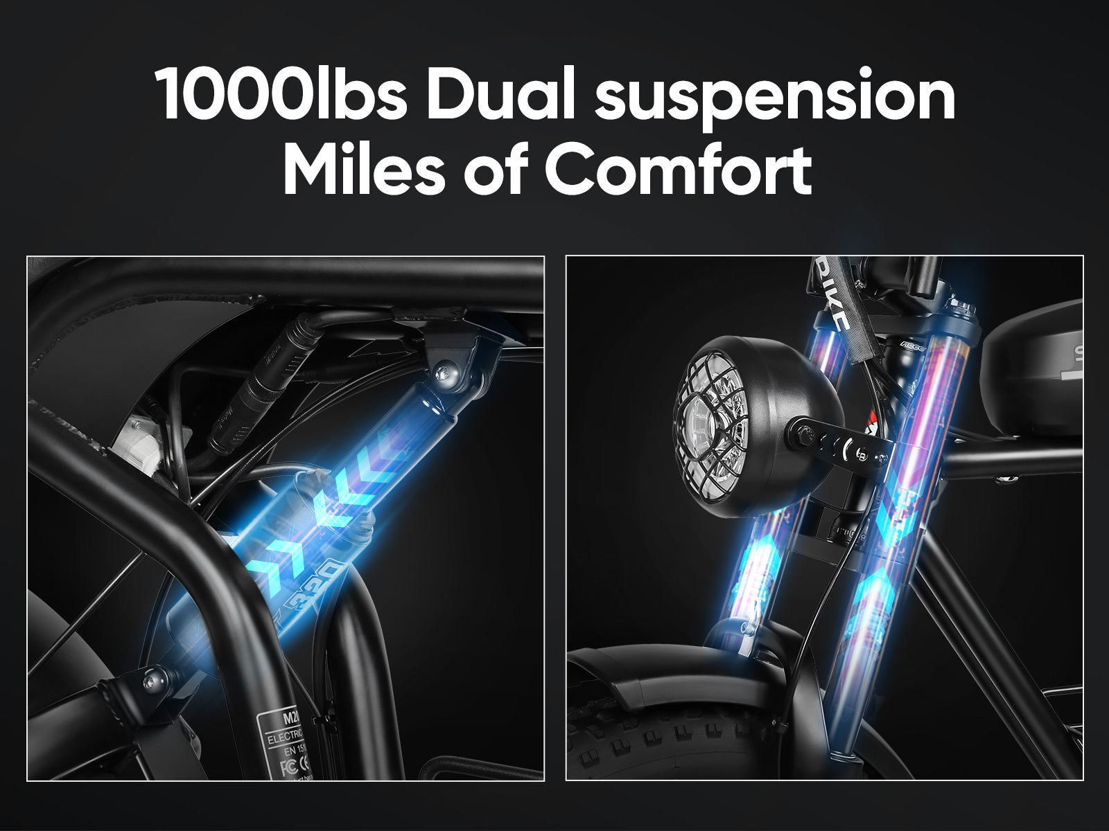 M20 1000W Elektryczny Rower