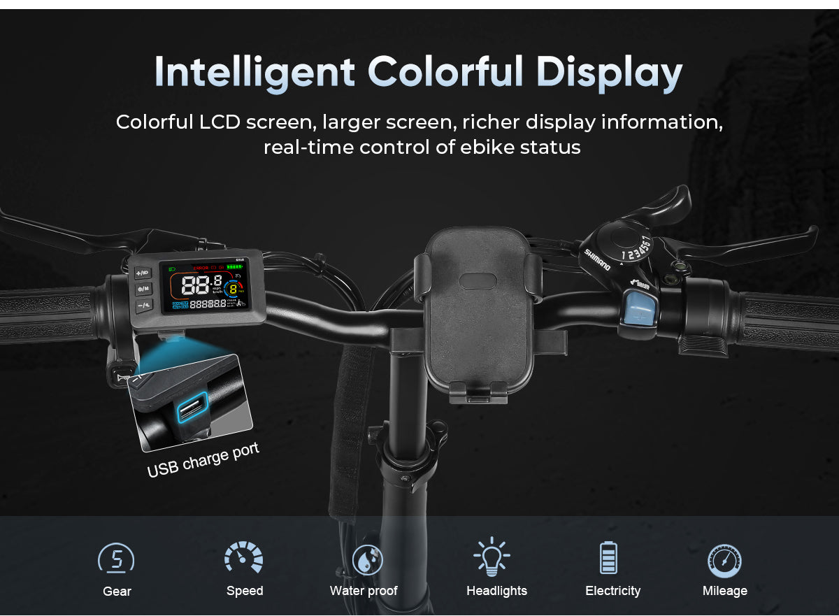 CY20 Bærbar Pendler Elcykel