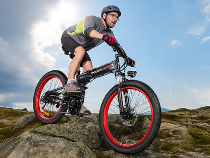 LO26 Plus Ebike Pieghevole con Pneumatici Grassi