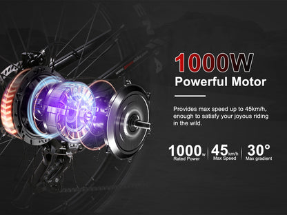 RSA08-II 1000W All Terräng Elektrisk Cykel