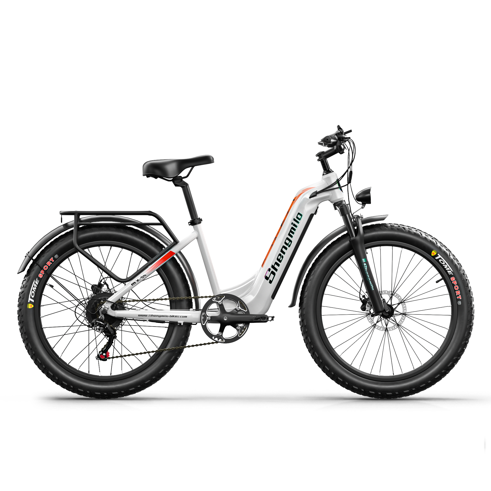 Vélo électrique Shengmilo MX06 Step Through 48 V 17,5 Ah, batterie Samsung, autonomie de 90 km