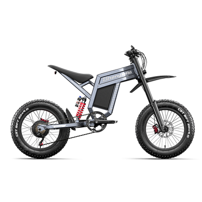 Shengmilo S900 Bicicletta Elettrica con Potenza 1500W e Batteria Duratura 60V 30Ah
