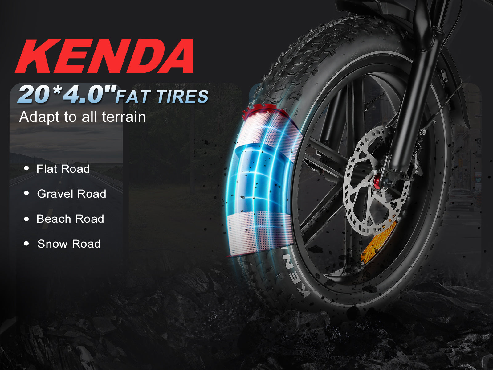 RS-A02 Sammenleggbar terreng elsykkel