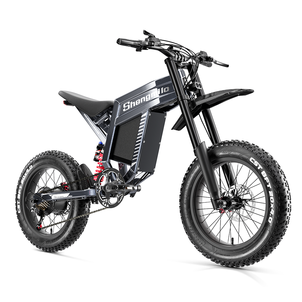 Shengmilo S900 Bicicletta Elettrica con Potenza 1500W e Batteria Duratura 60V 30Ah