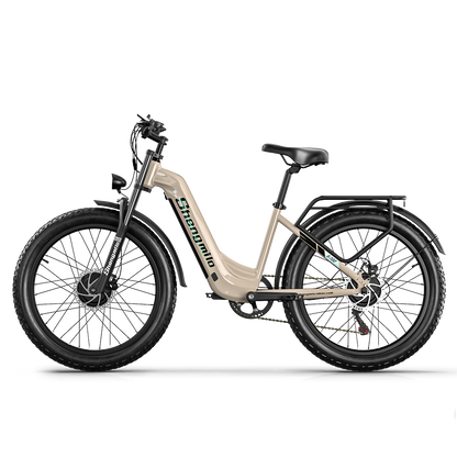 Shengmilo S700 1000W*2 Dobbeltmotor Elektrisk Sykkel 17.5Ah Samsung Batteri