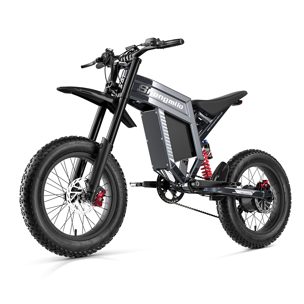 Shengmilo S900 Bicicletta Elettrica con Potenza 1500W e Batteria Duratura 60V 30Ah