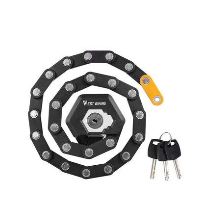 Elektrisk cykel stöldskydd lås vikbar kedjelås stöldskydd bärbar anti-hydraulisk sax