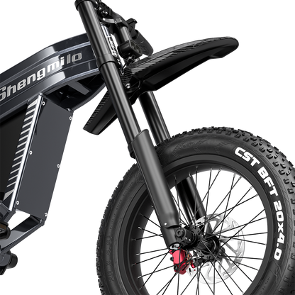 Shengmilo S900 Bicicletta Elettrica con Potenza 1500W e Batteria Duratura 60V 30Ah