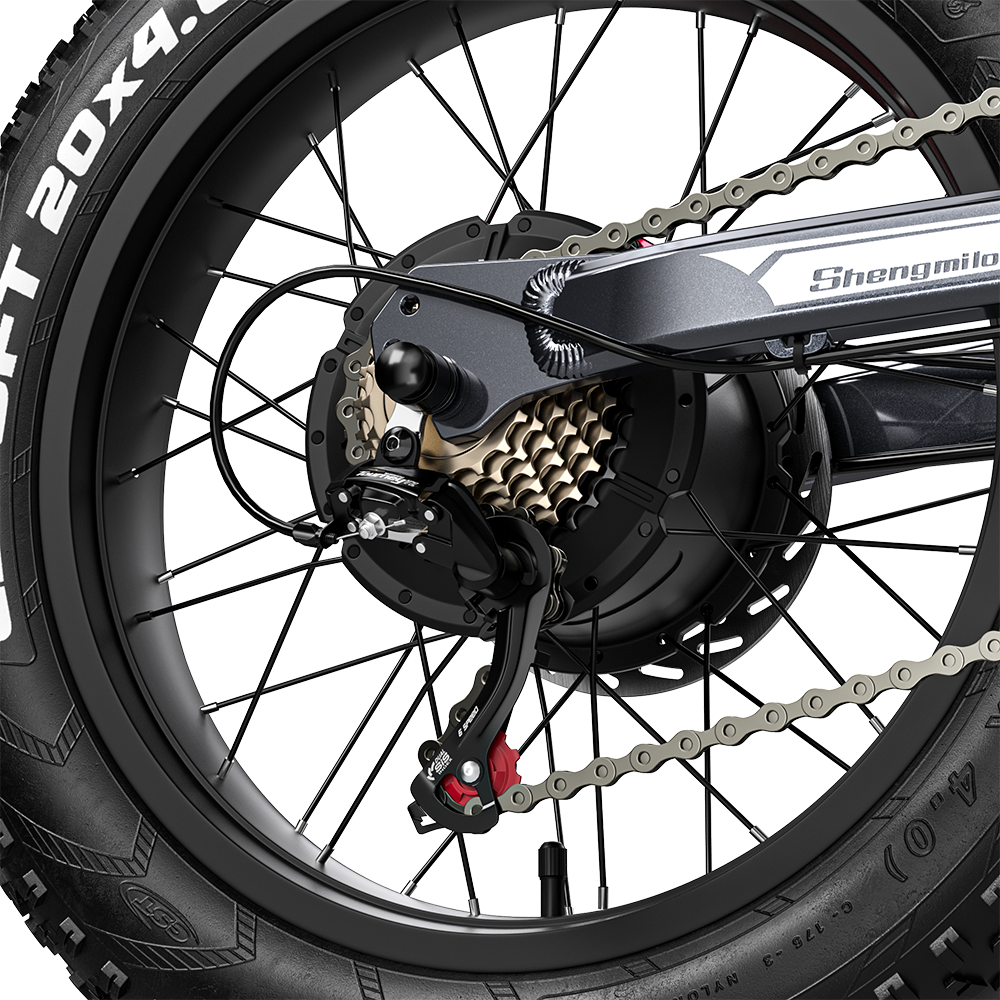 Shengmilo S900 Bicicletta Elettrica con Potenza 1500W e Batteria Duratura 60V 30Ah