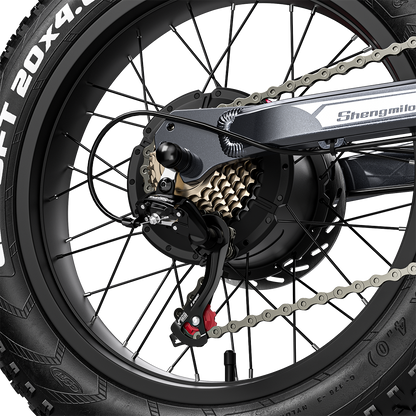 Shengmilo S900 Bicicletta Elettrica con Potenza 1500W e Batteria Duratura 60V 30Ah