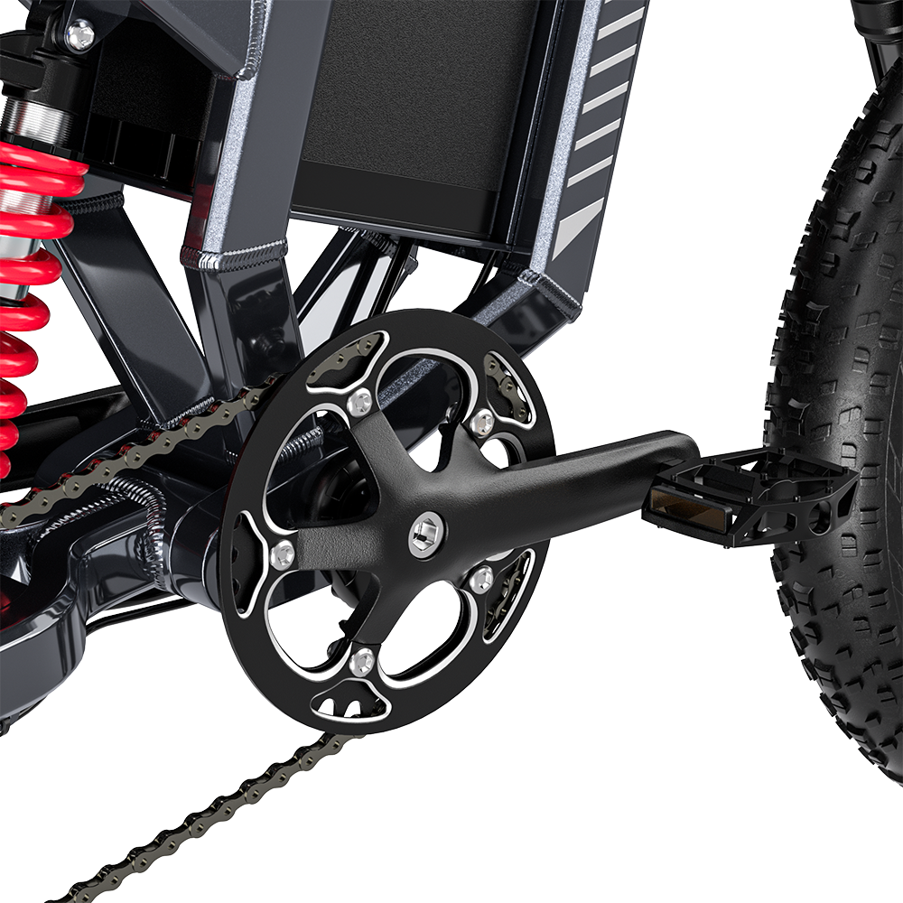 Shengmilo S900 Bicicletta Elettrica con Potenza 1500W e Batteria Duratura 60V 30Ah