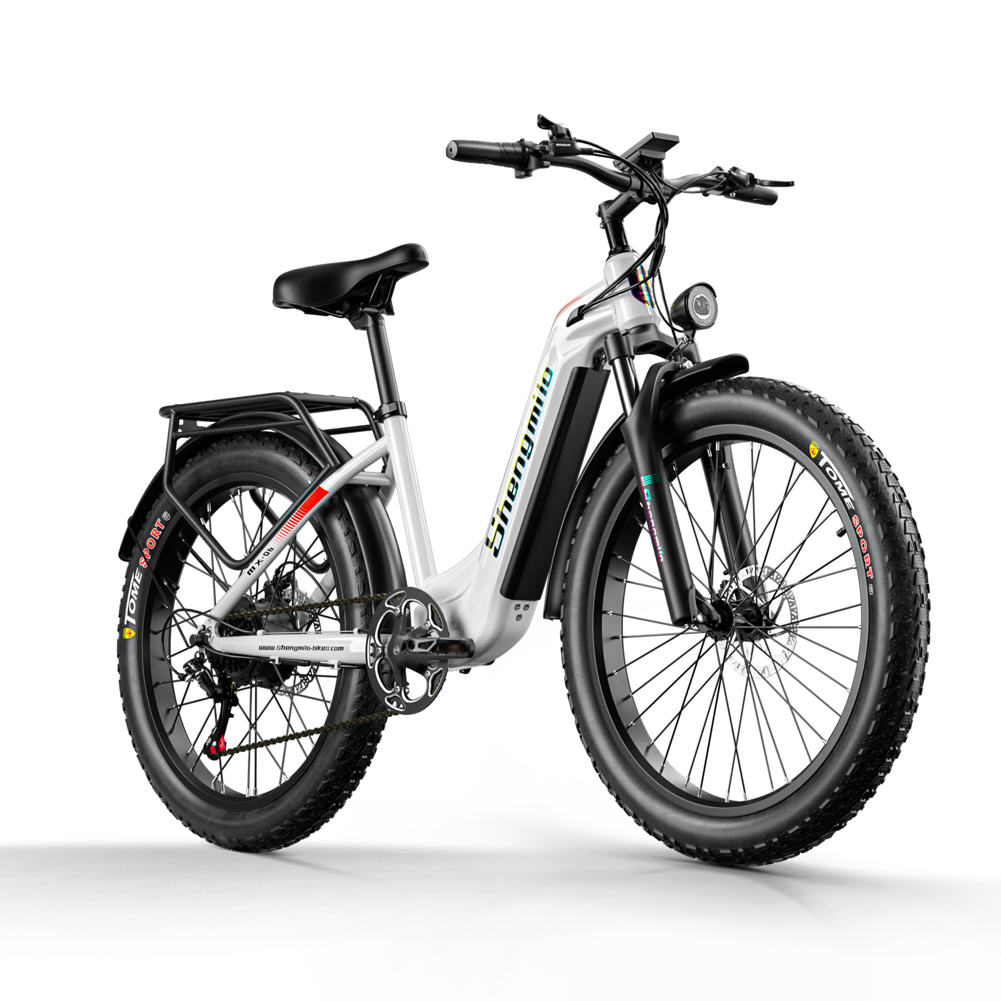 Vélo électrique Shengmilo MX06 Step Through 48 V 17,5 Ah, batterie Samsung, autonomie de 90 km