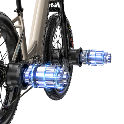 Shengmilo S700 1000W*2 Dobbeltmotor Elektrisk Sykkel 17.5Ah Samsung Batteri