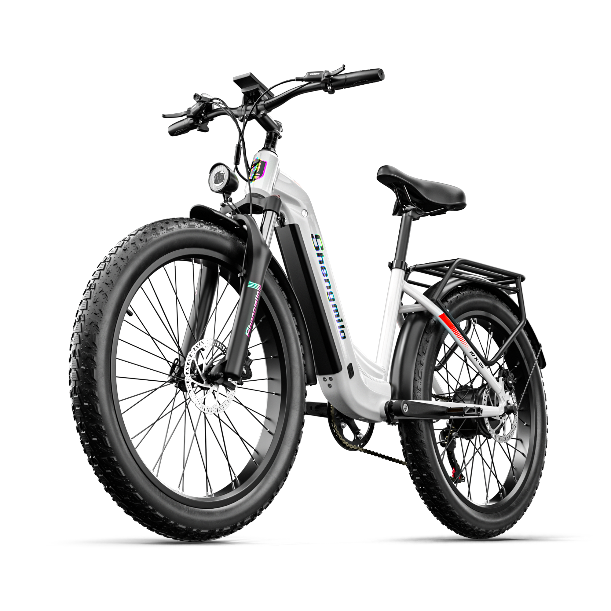 Vélo électrique Shengmilo MX06 Step Through 48 V 17,5 Ah, batterie Samsung, autonomie de 90 km
