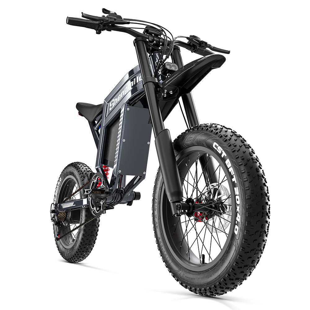 Shengmilo S900 Bicicletta Elettrica con Potenza 1500W e Batteria Duratura 60V 30Ah