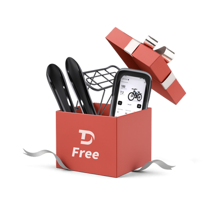 Pacchetto ciclismo (Regali gratuiti con l'acquisto di E-bike, include parafanghi e borsa porta cellulare)