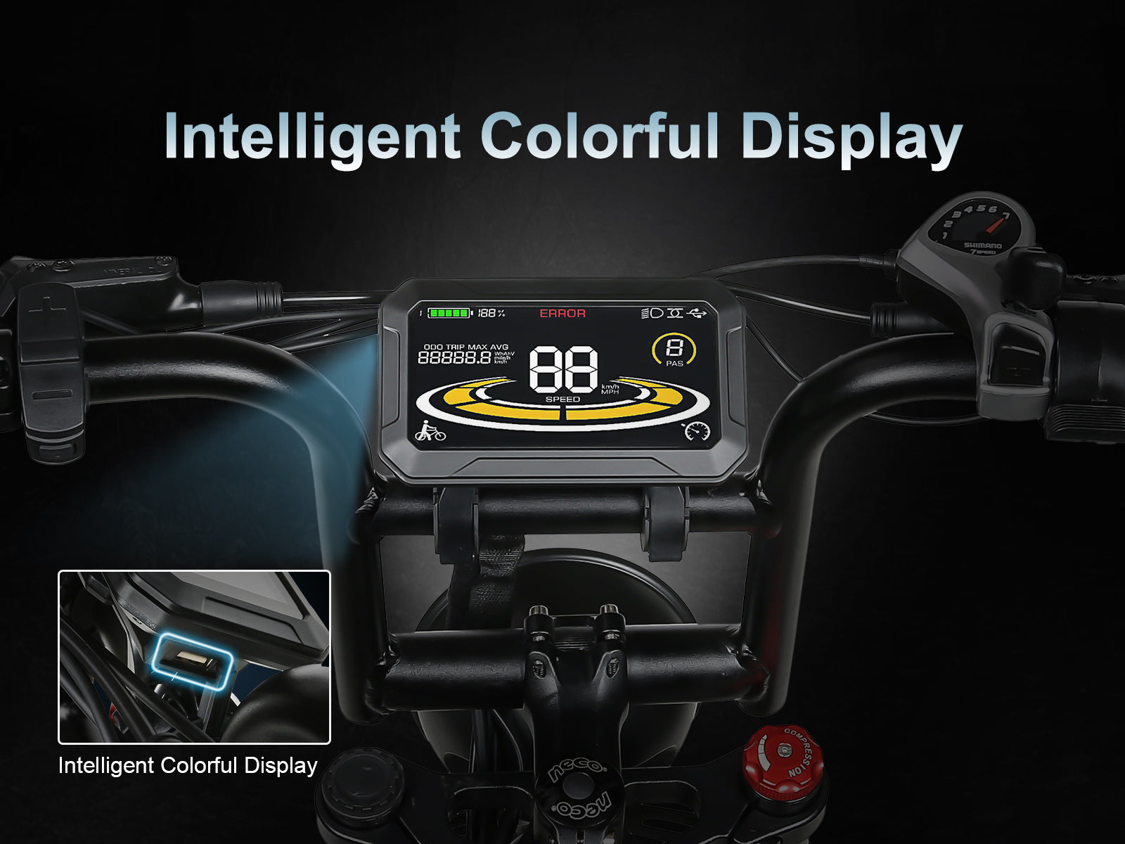 RS-A02 Sammenleggbar terreng elsykkel