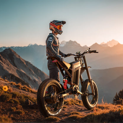 Shengmilo S900 Bicicletta Elettrica con Potenza 1500W e Batteria Duratura 60V 30Ah