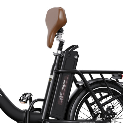 ONESPORT OT16-2 20" Folding Electric Commuter Bike 250W Motor 48V 17Ah Battery Support APP