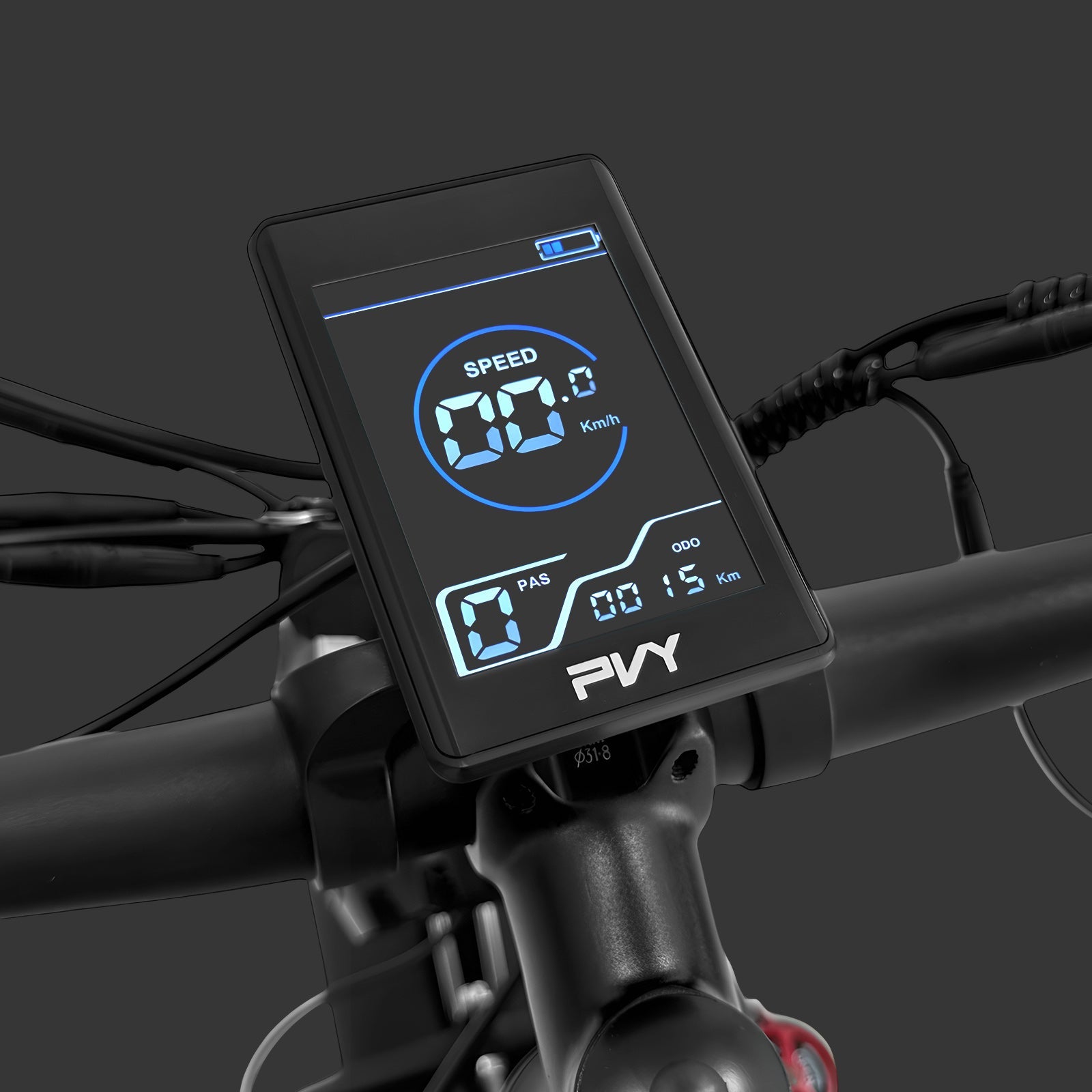Ecrã de Cor PVY MAX26 para Bicicleta