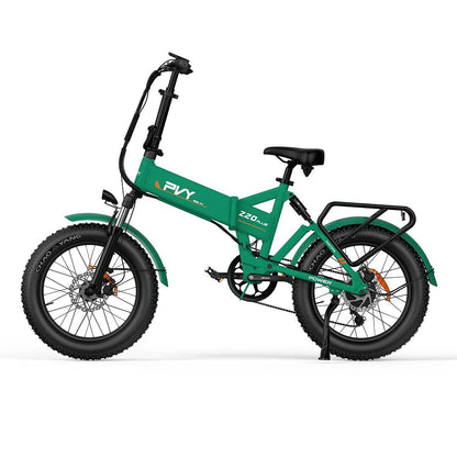 PVY Z20 Plus 20" Fat Tire Electric Folding  Bike 1000W Motor 48V 16.5Ah Battery